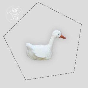 Felt and Soul - Liba gyapjú filc figura letölthető szabásminta